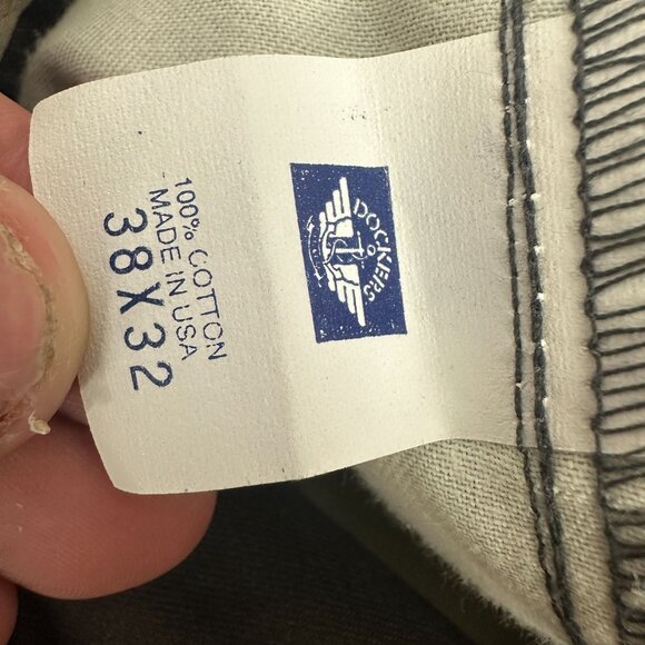 Dockers Loose Fit Mens Size W36 L29 Dress Pants Khakis Pleated Front Black - Picture 7 of 7